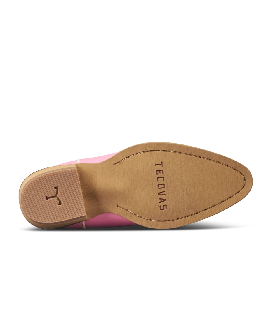 Sole view of The Annie Hearts Kid - Wild Rose on plain background