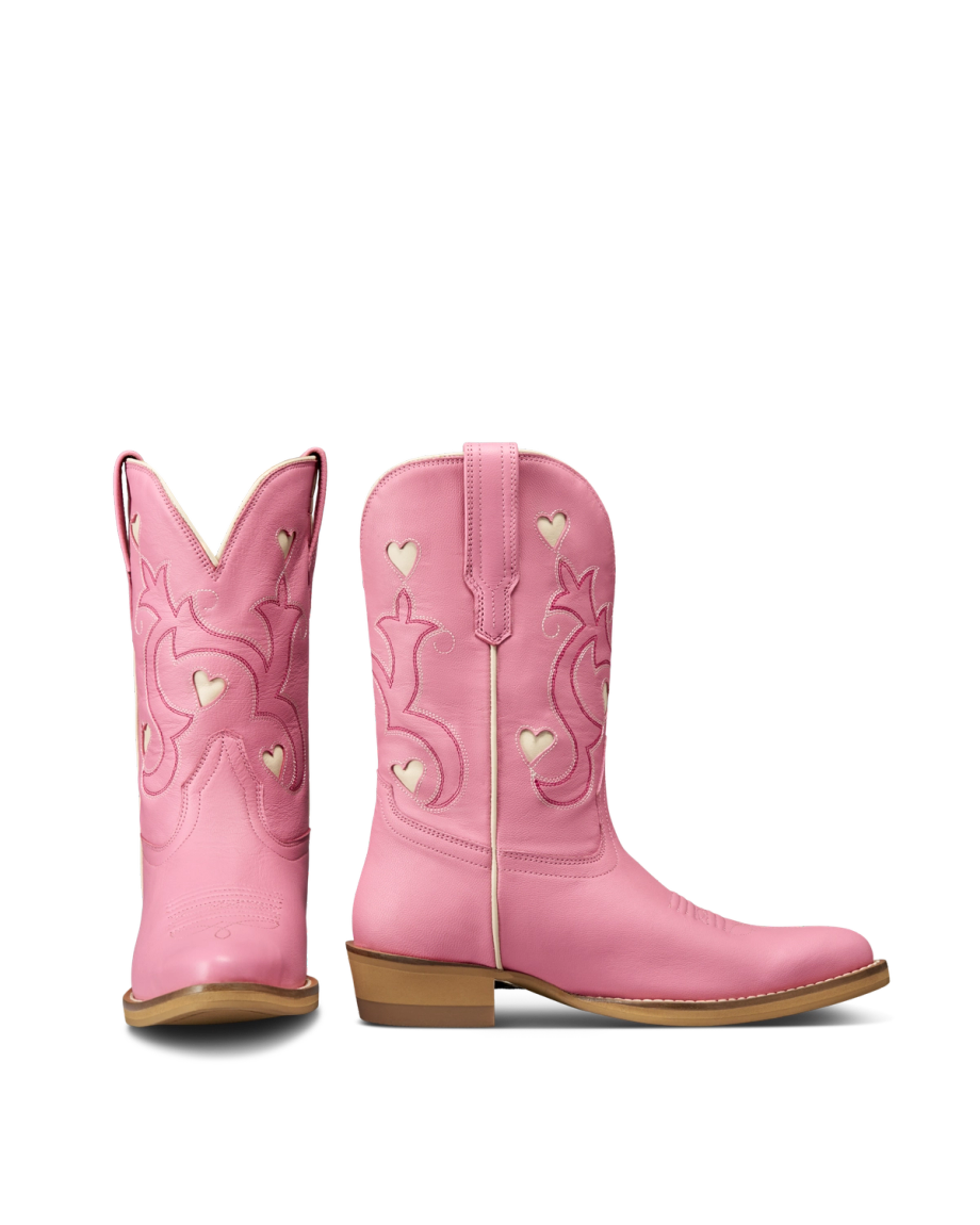 Pair view of The Annie Hearts Kid - Wild Rose on plain background